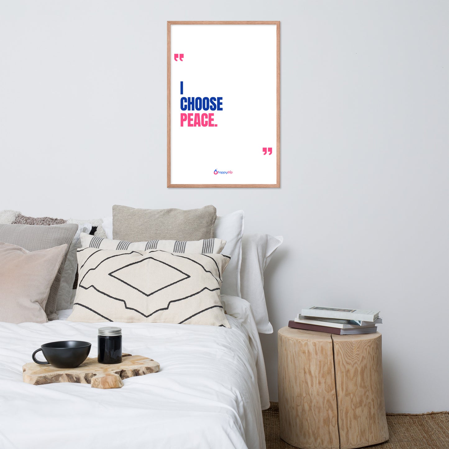 I CHOOSE PEACE - Framed Poster