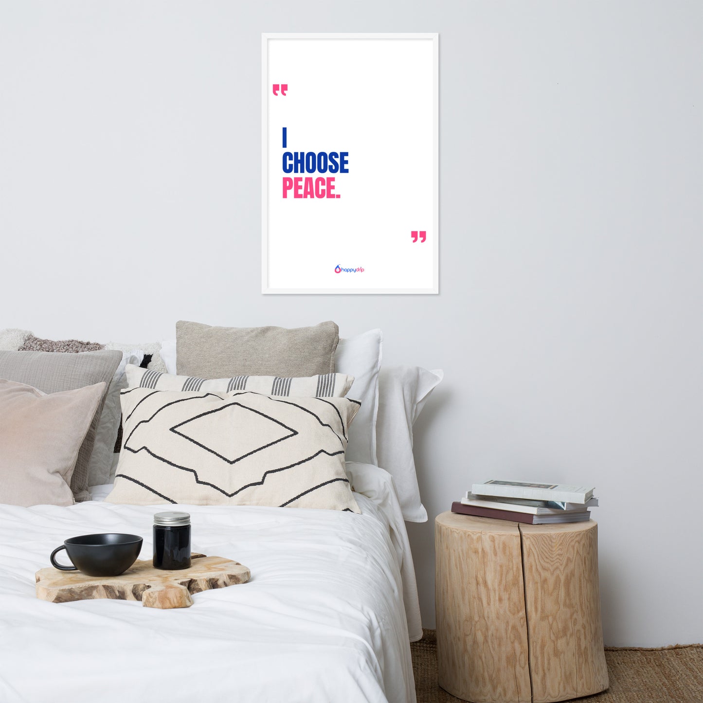 I CHOOSE PEACE - Framed Poster